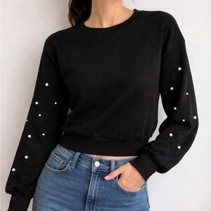 Ultra Flirt Black Crewneck Sweatshirt